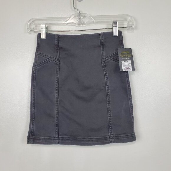Art Class Girls Black Wash Stretchy Denim Jean Pencil Skirt NEW NWT Size M (7/8) - Picture 1 of 11
